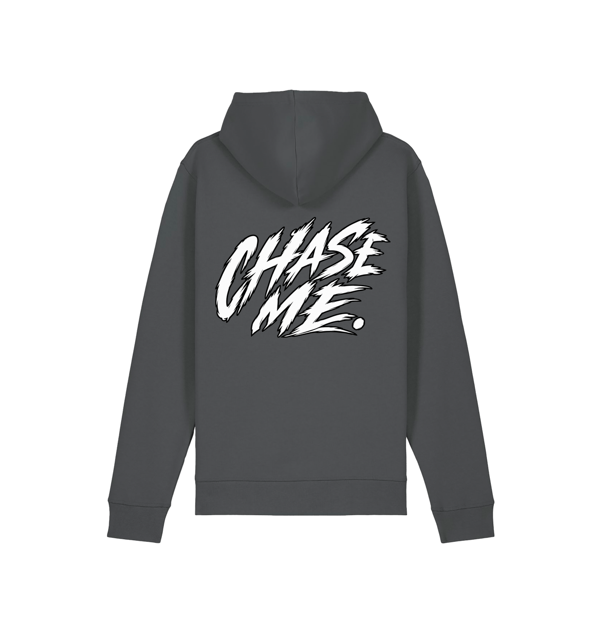 Anthracite Printed Hoody Back