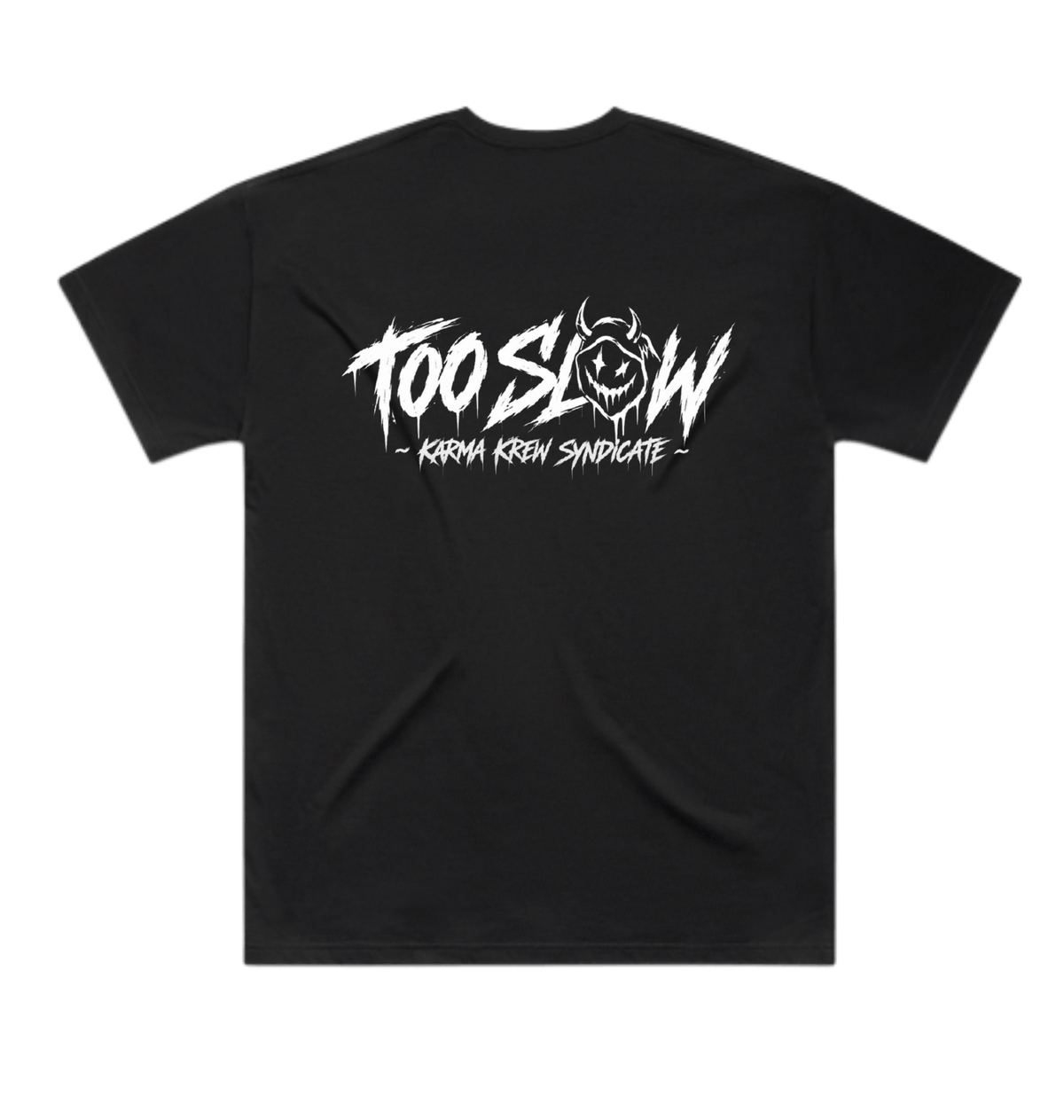 Black Printed T-shirt Back