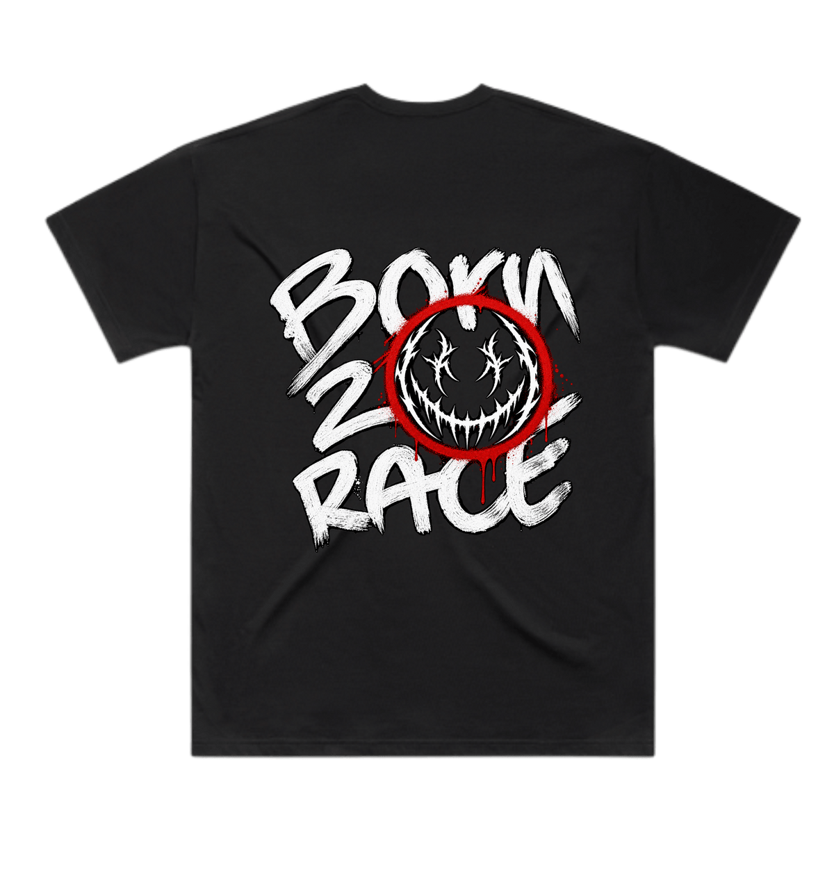 Black Printed T-shirt Back