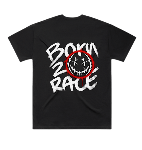 Black Printed T-shirt Back