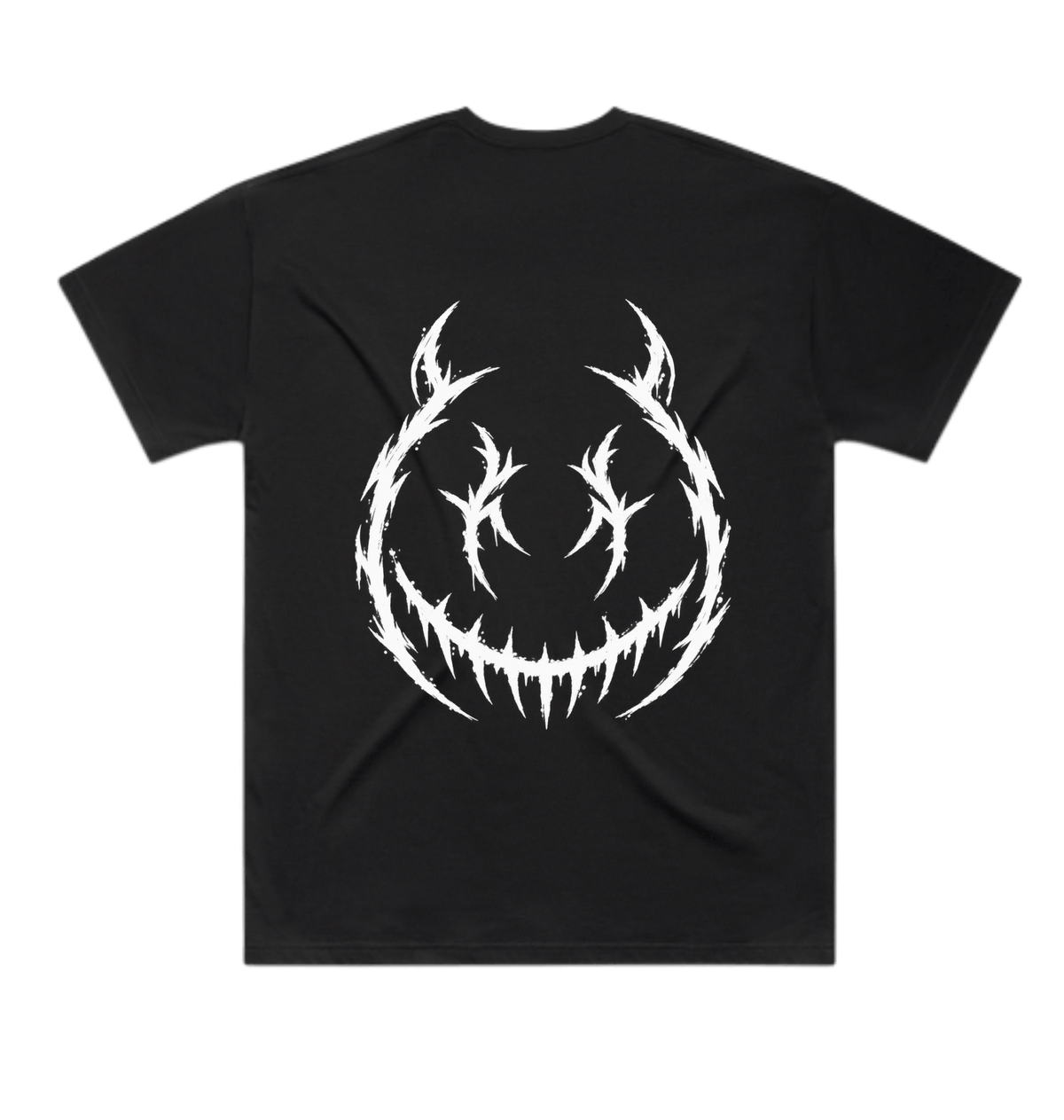 Black Printed T-shirt Back