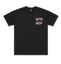Black Printed T-shirt Front