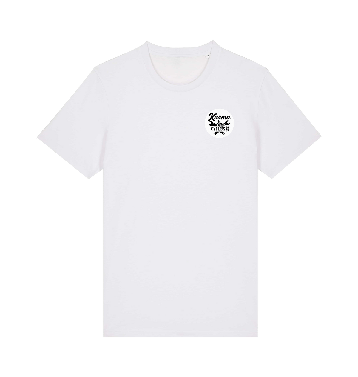 White Printed T-shirt Front