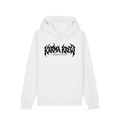 White Printed Hoody Front