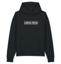 black Printed Hoody Front