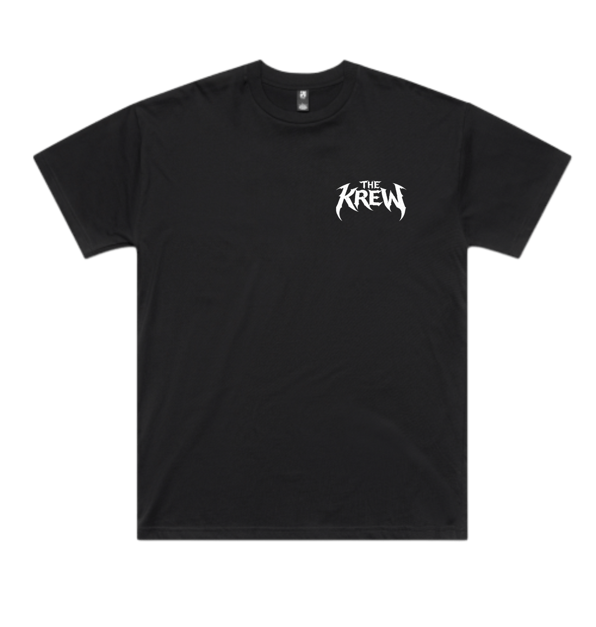 Black Printed T-shirt Front